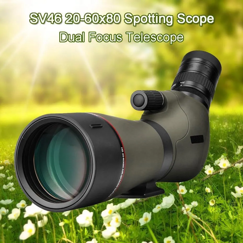20-60x  80mm HD Spotting Scope