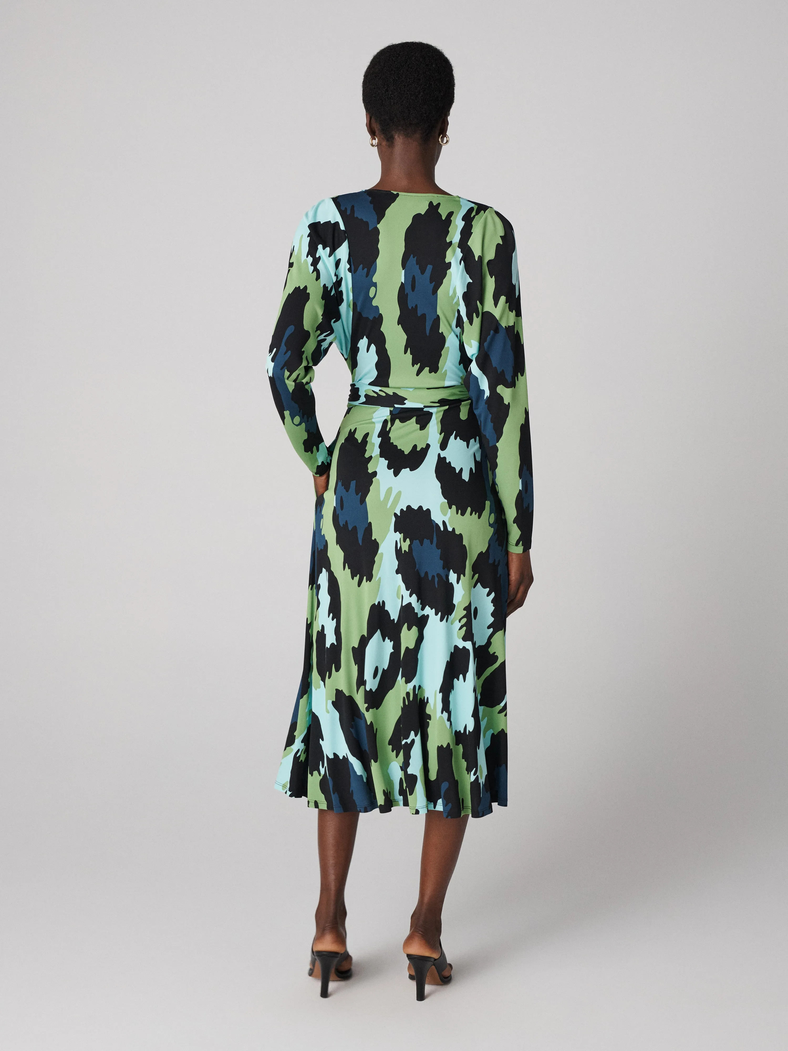 Amara Matte Jersey Wrap Dress