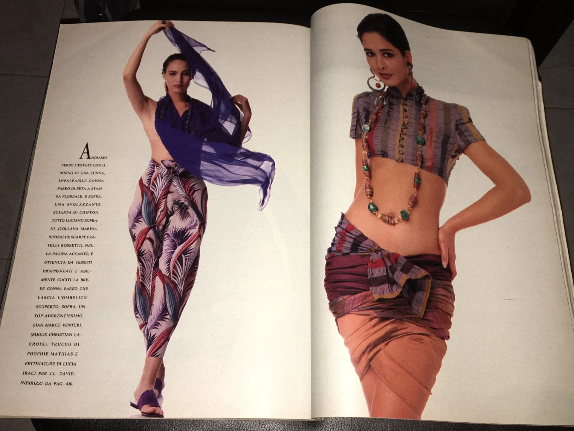 AMICA Magazine ITALIA February 1989 FRANCESCO SCAVULLO Bert Stern BARRY McKINLEY