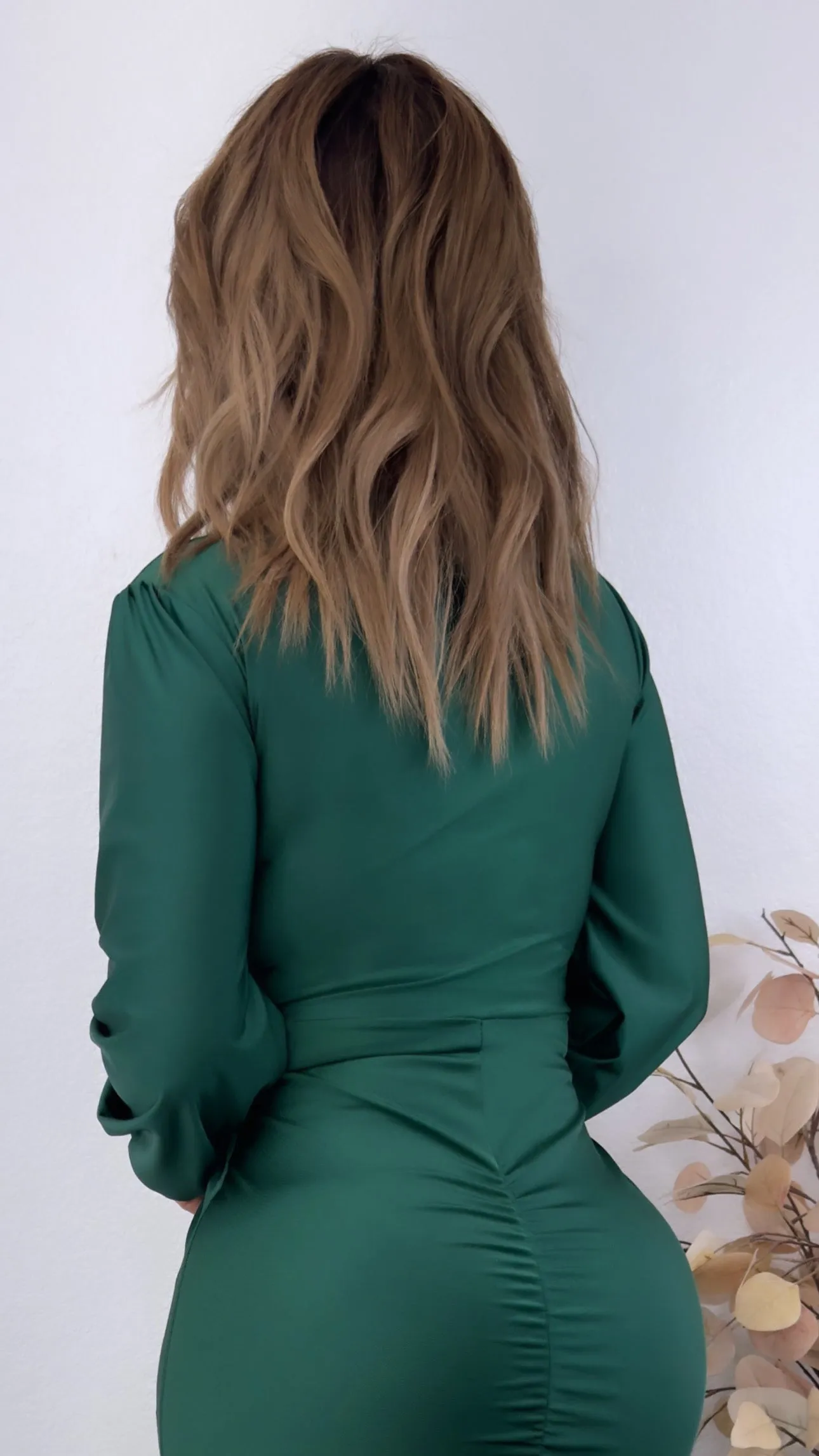 ANGELA  EMERALD DRESS