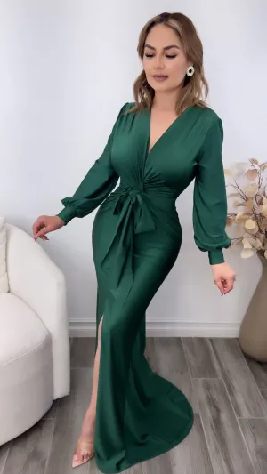 ANGELA  EMERALD DRESS