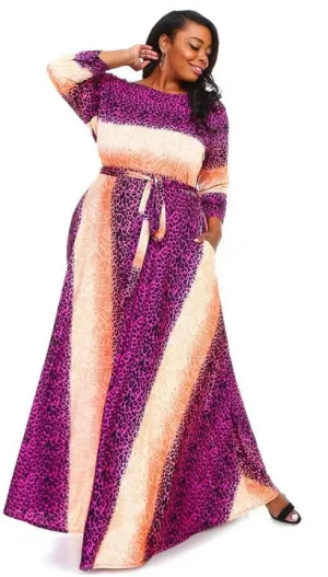 Animal Print Maxi