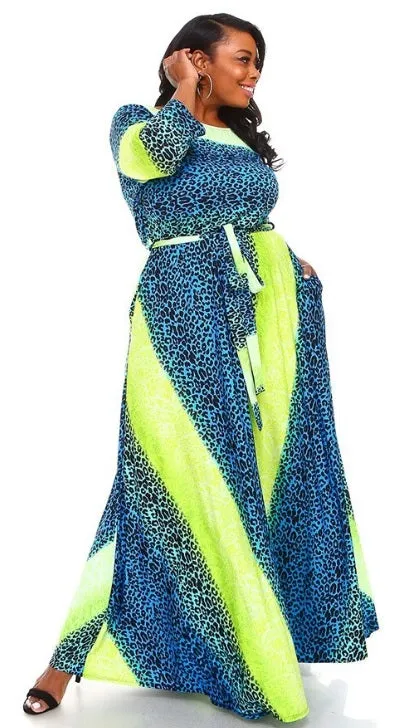 Animal Print Maxi