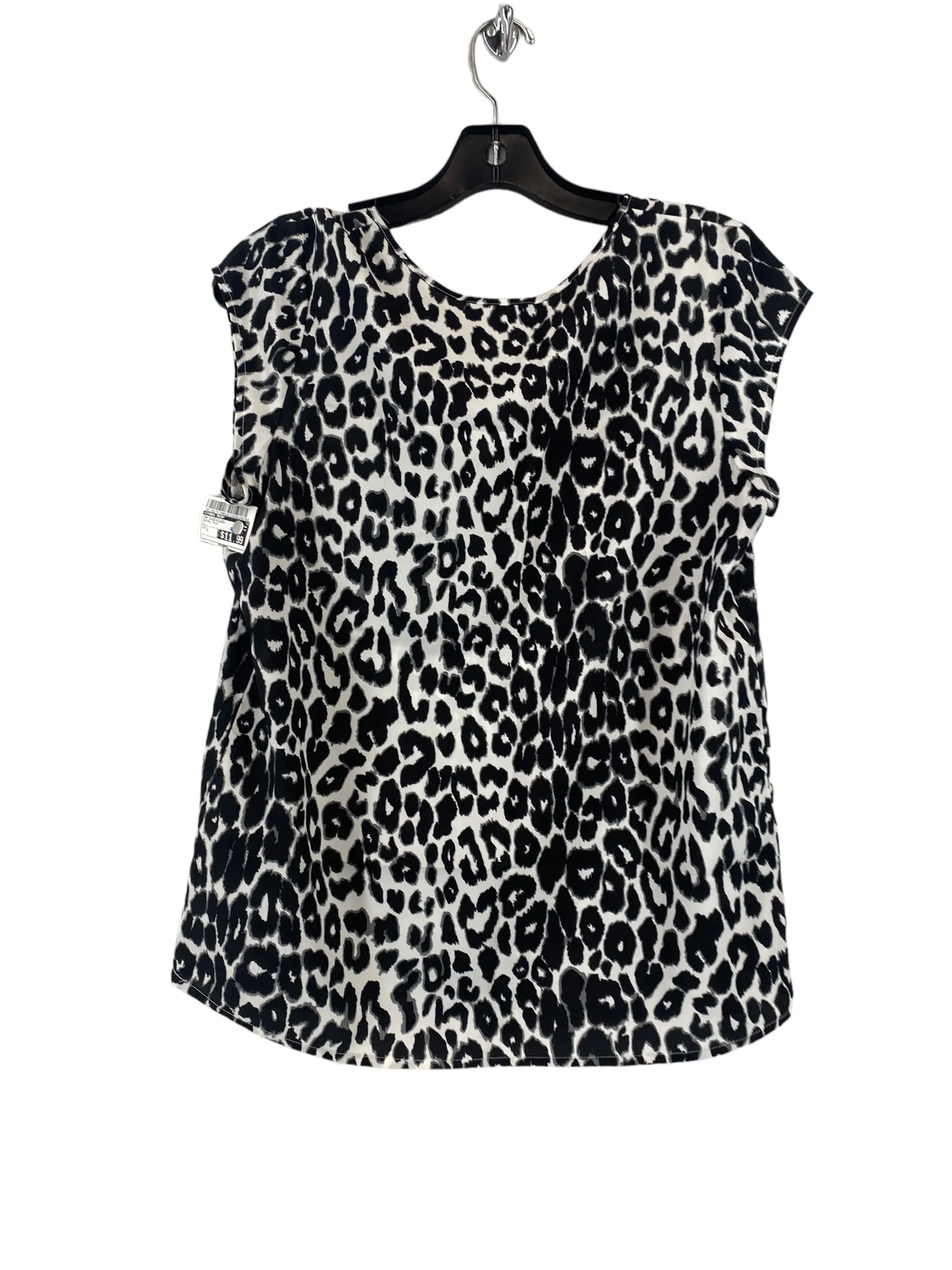Animal Print Top Sleeveless Ivanka Trump, Size S