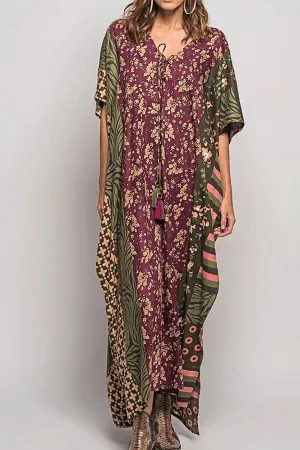 Beach Holiday Print Blouse (Fit 99 To 154lbs)