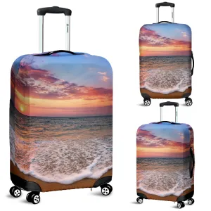 Beach Sunset Luggage Cover