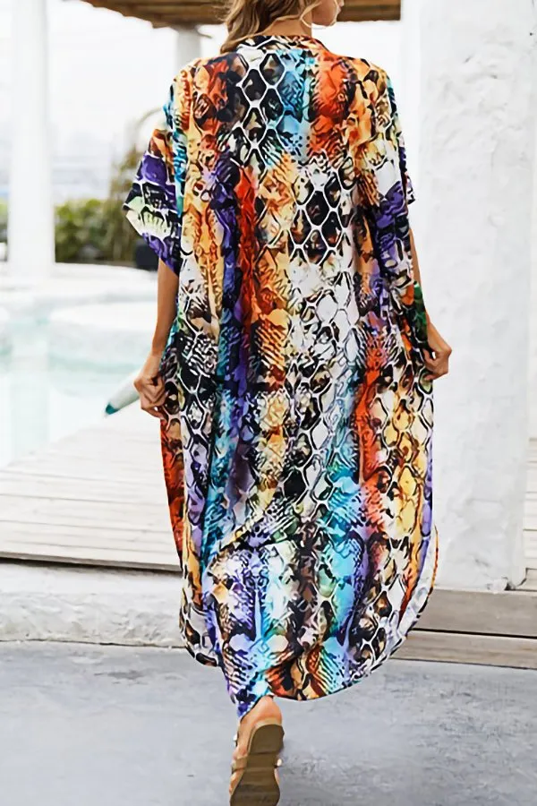 Beach Swimsuit Blouse (Fit 99 To 154lbs)