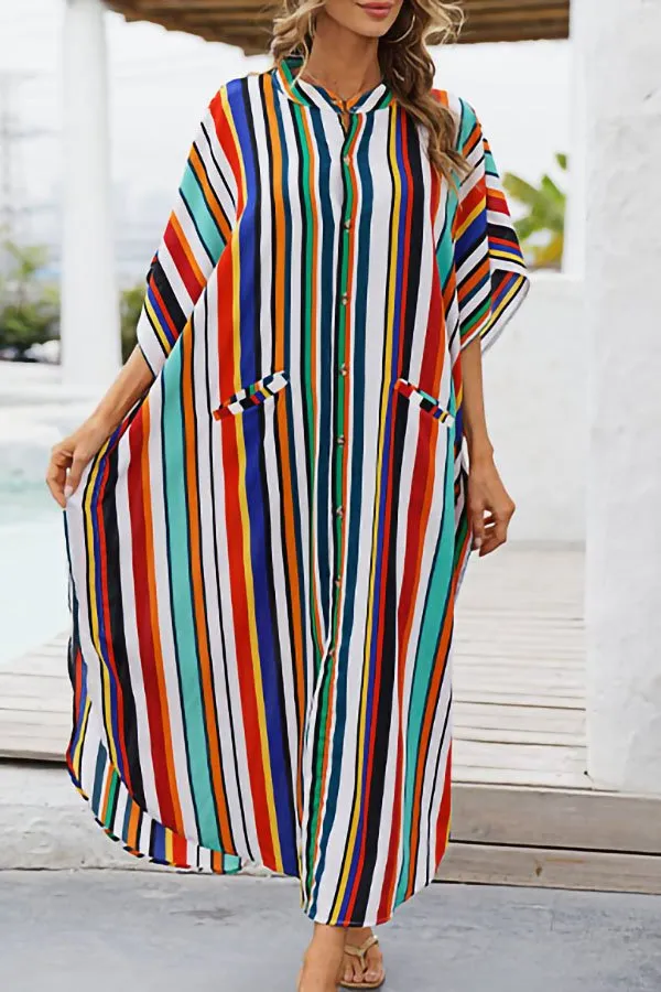 Beach Swimsuit Blouse (Fit 99 To 154lbs)