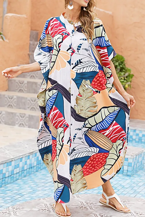 Beach Swimsuit Blouse (Fit 99 To 154lbs)