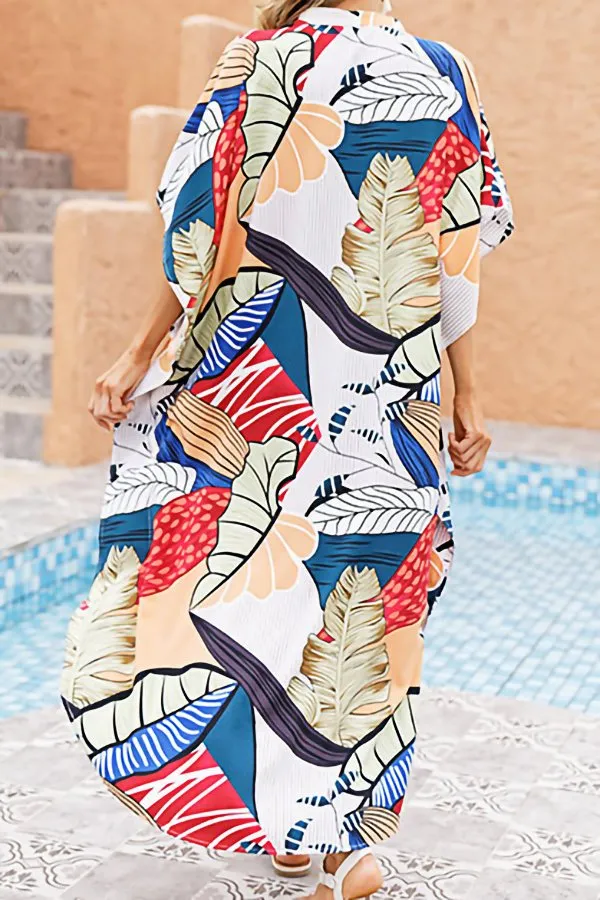 Beach Swimsuit Blouse (Fit 99 To 154lbs)