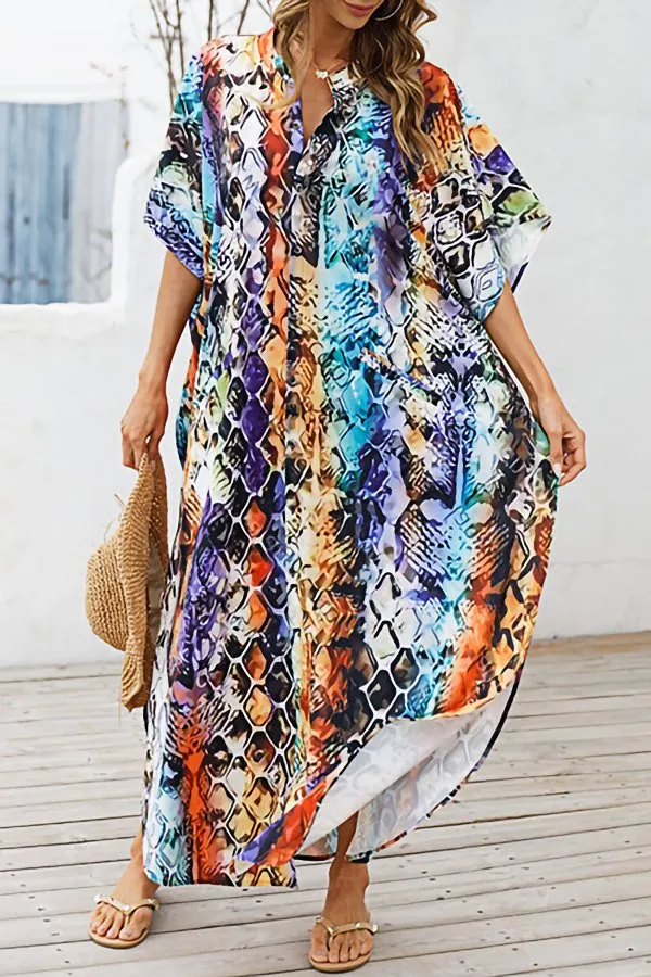 Beach Swimsuit Blouse (Fit 99 To 154lbs)