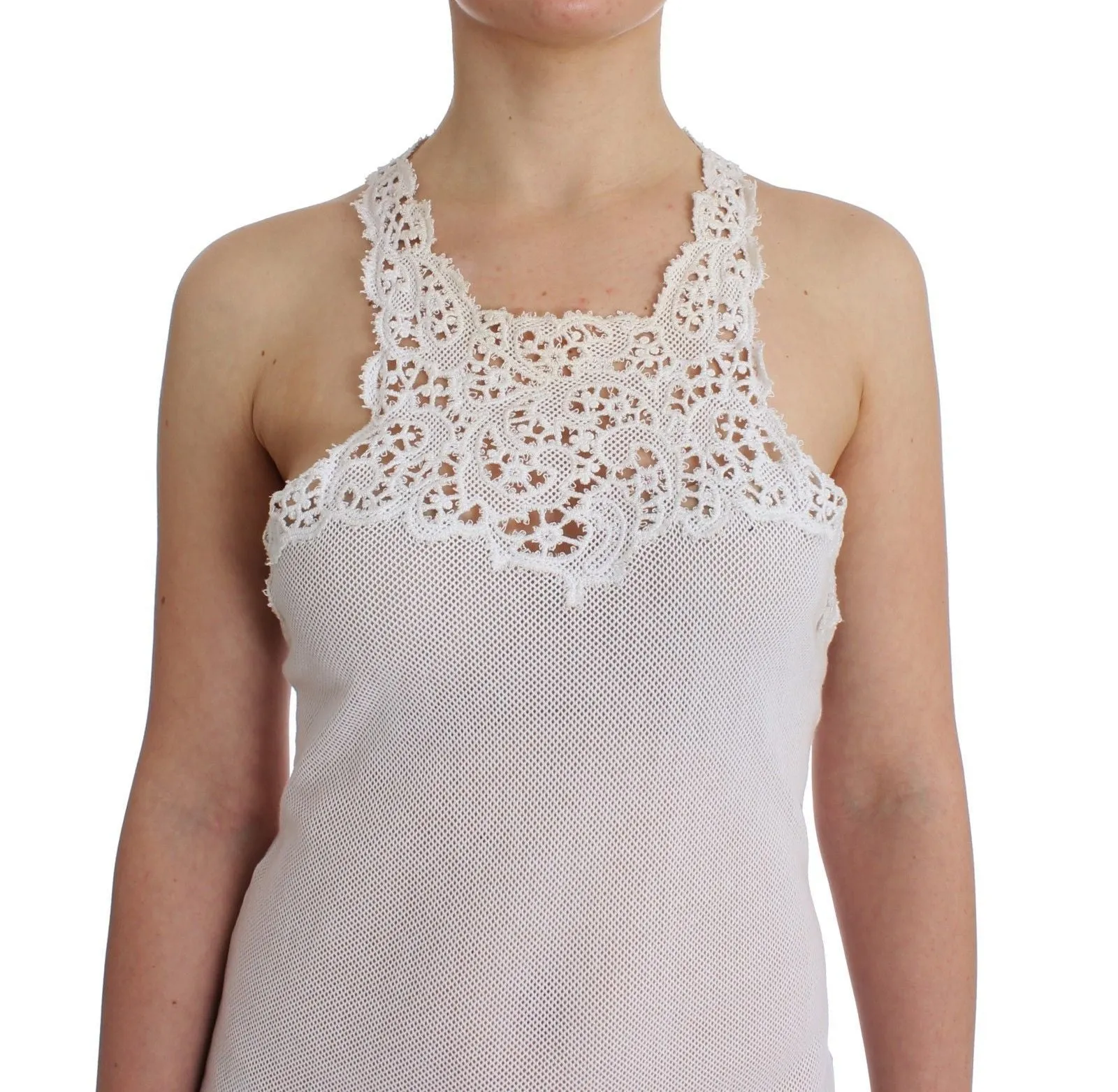 Beachwear White Beach Dress Crochet Knit