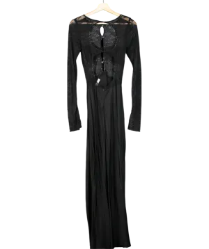BEC  BRIDGE Black Nora Lace Maxi Dress UK 8