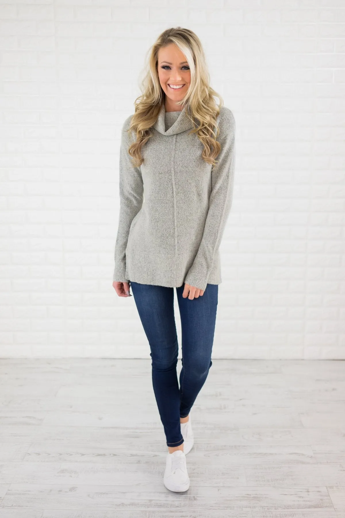 Better Off This Way Grey Top
