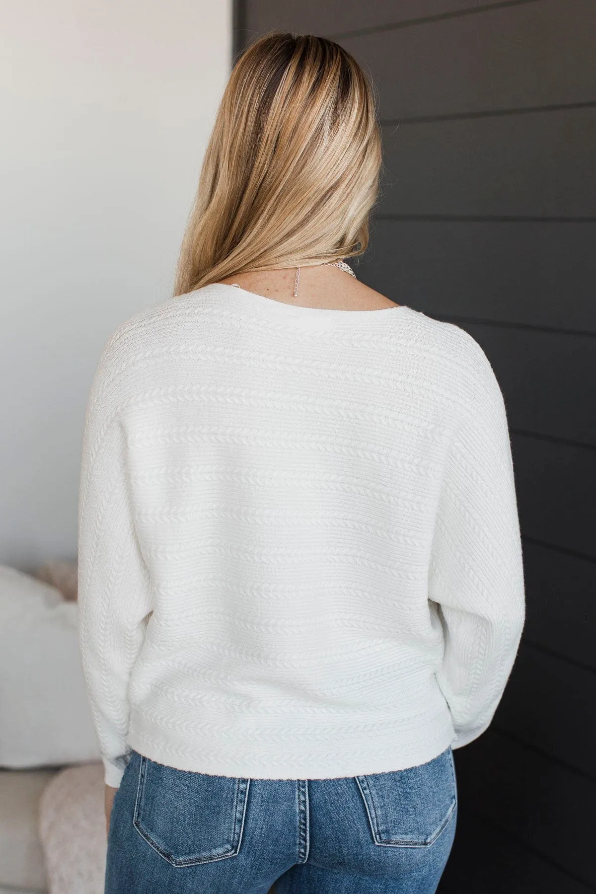 Better To Know Knit Sweater- Off-White
