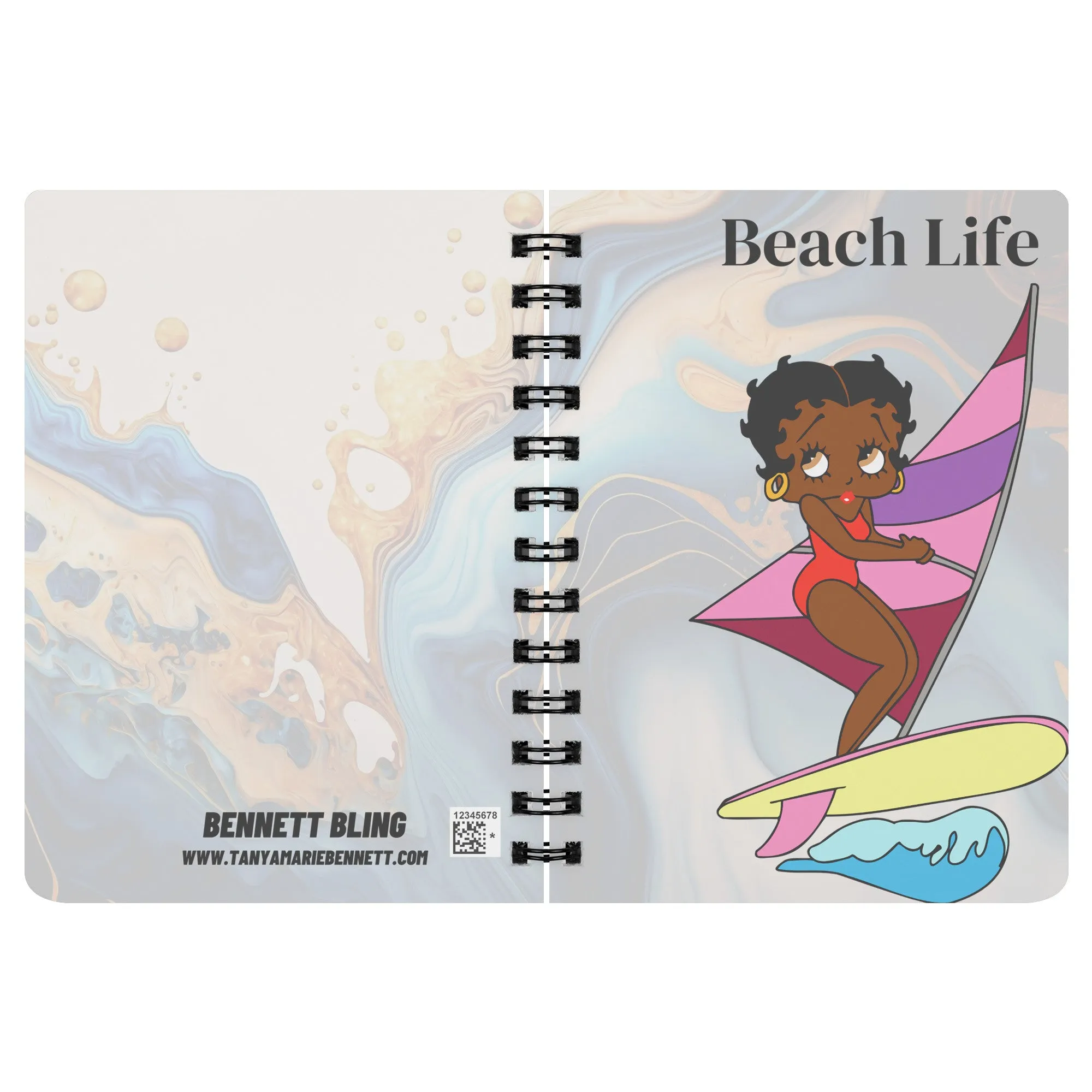 Betty Boop - Beach Life Spiralbound Notebook