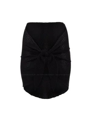 Black Crochet Sarong ::RET