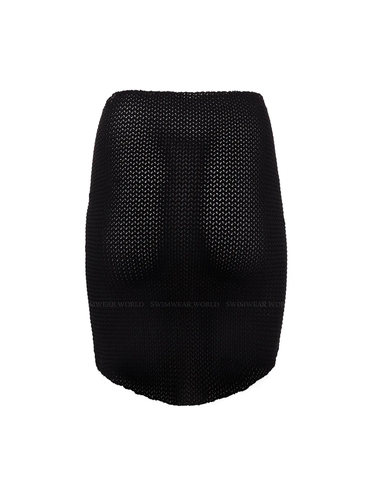 Black Crochet Sarong ::RET
