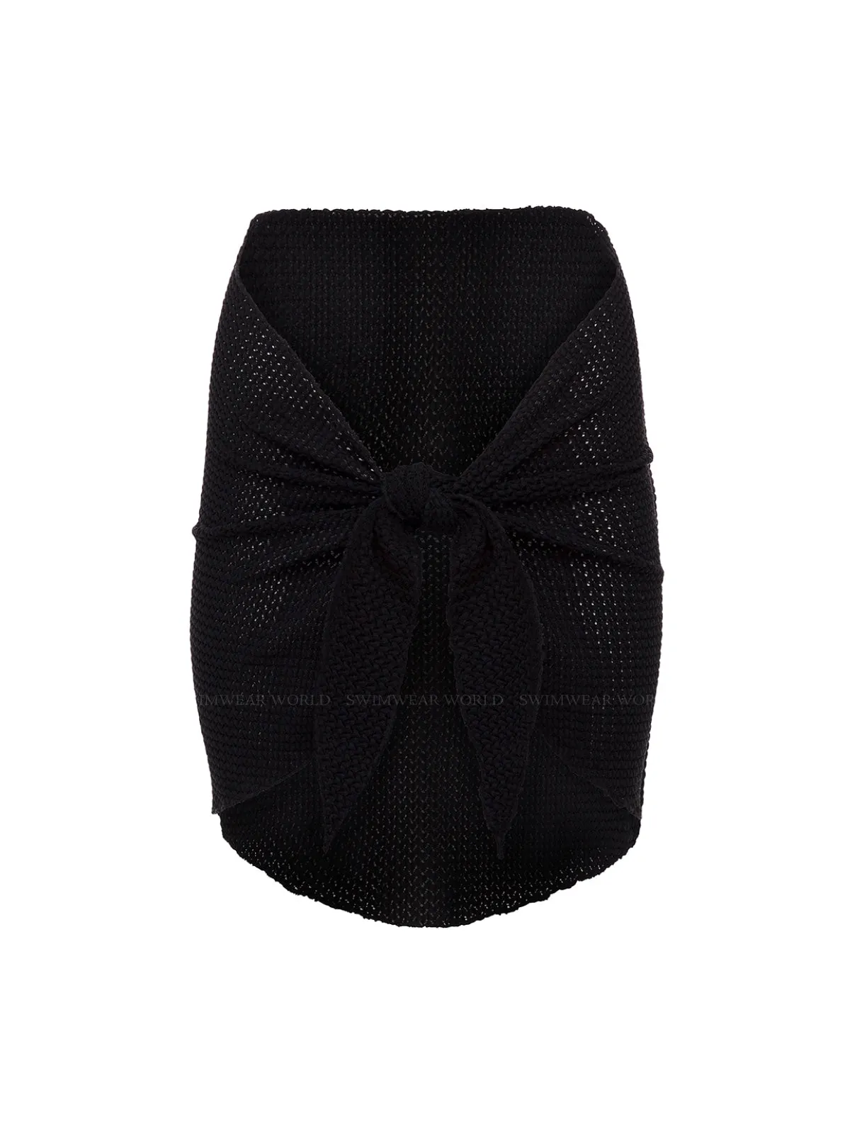 Black Crochet Sarong ::RET