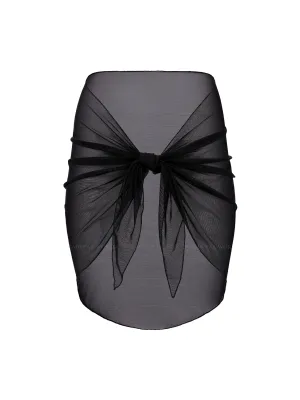 Black Mesh Sarong ::RET