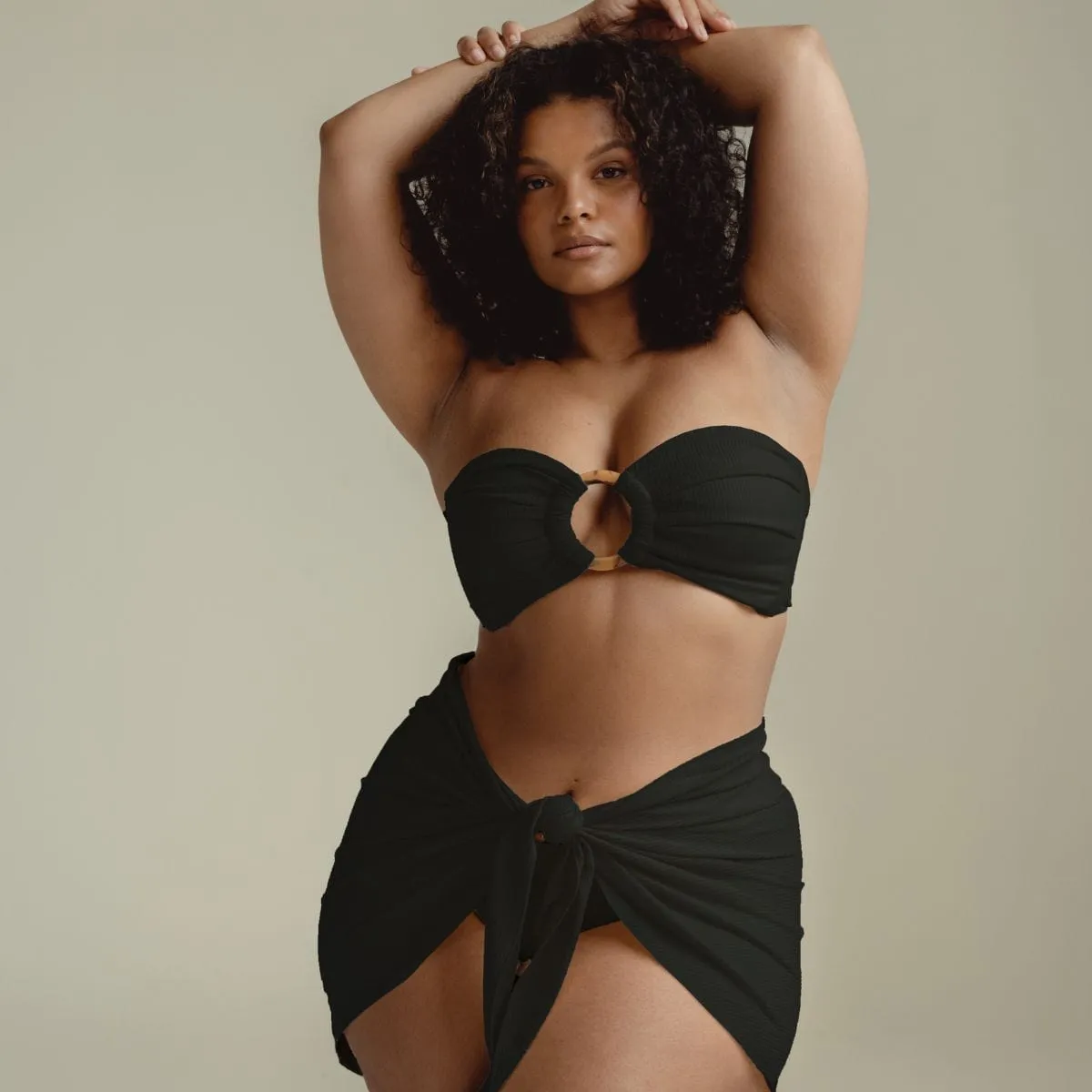 Black Rib Sarong
