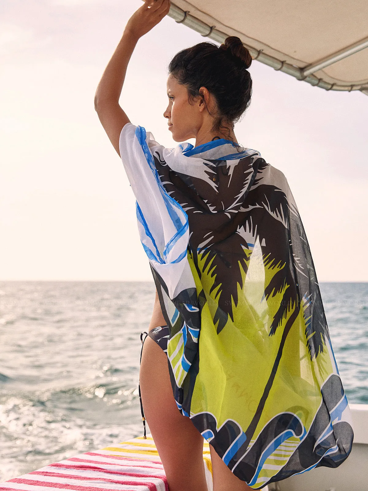 Blue Black Sarong ::RET