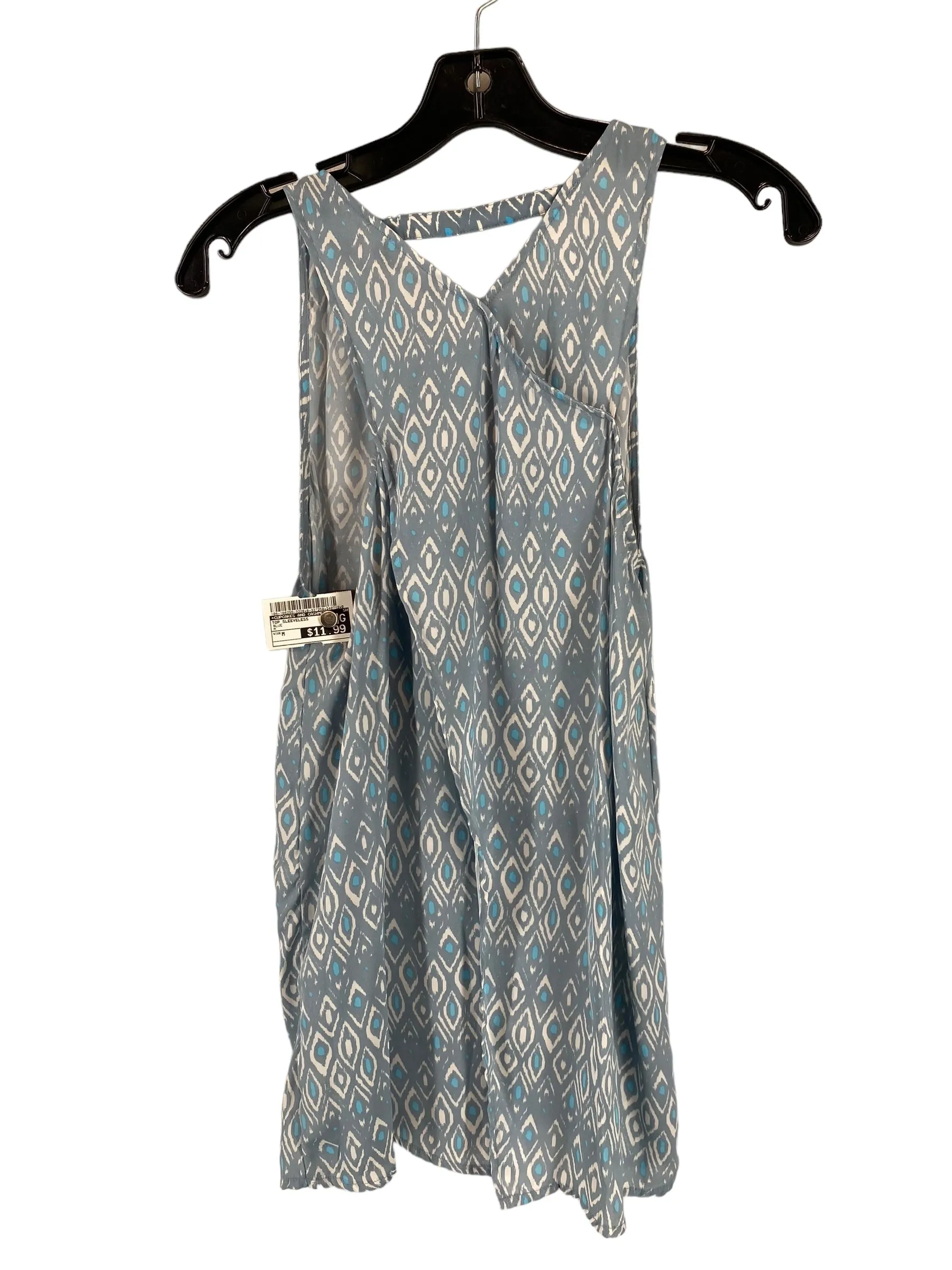 Blue Top Sleeveless Cupcakes And Cashmere, Size M