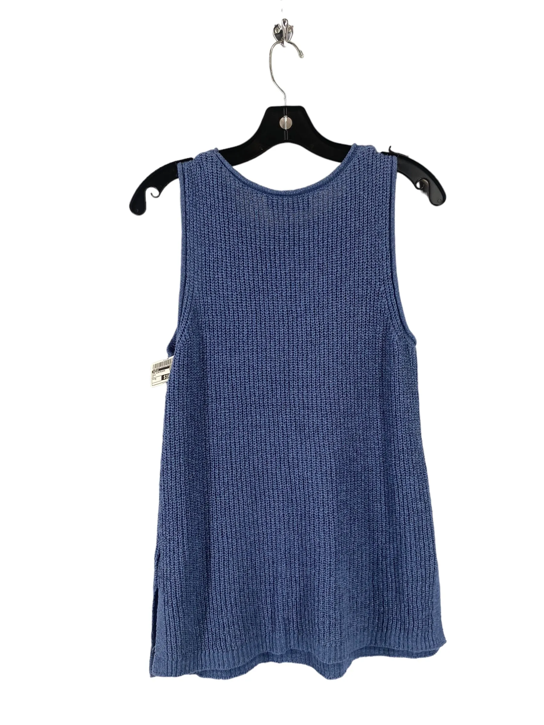 Blue Top Sleeveless Marled, Size M