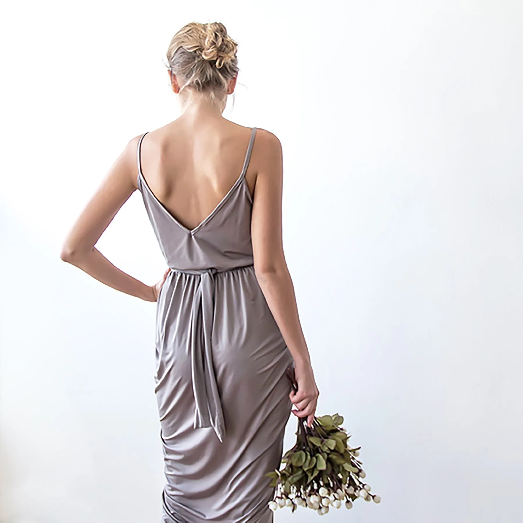 Blush bridesmaids dress #1033