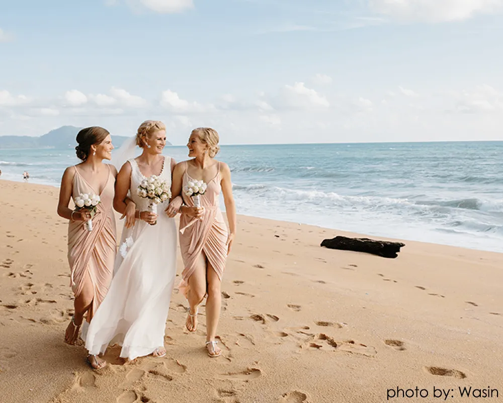 Blush bridesmaids dress #1033