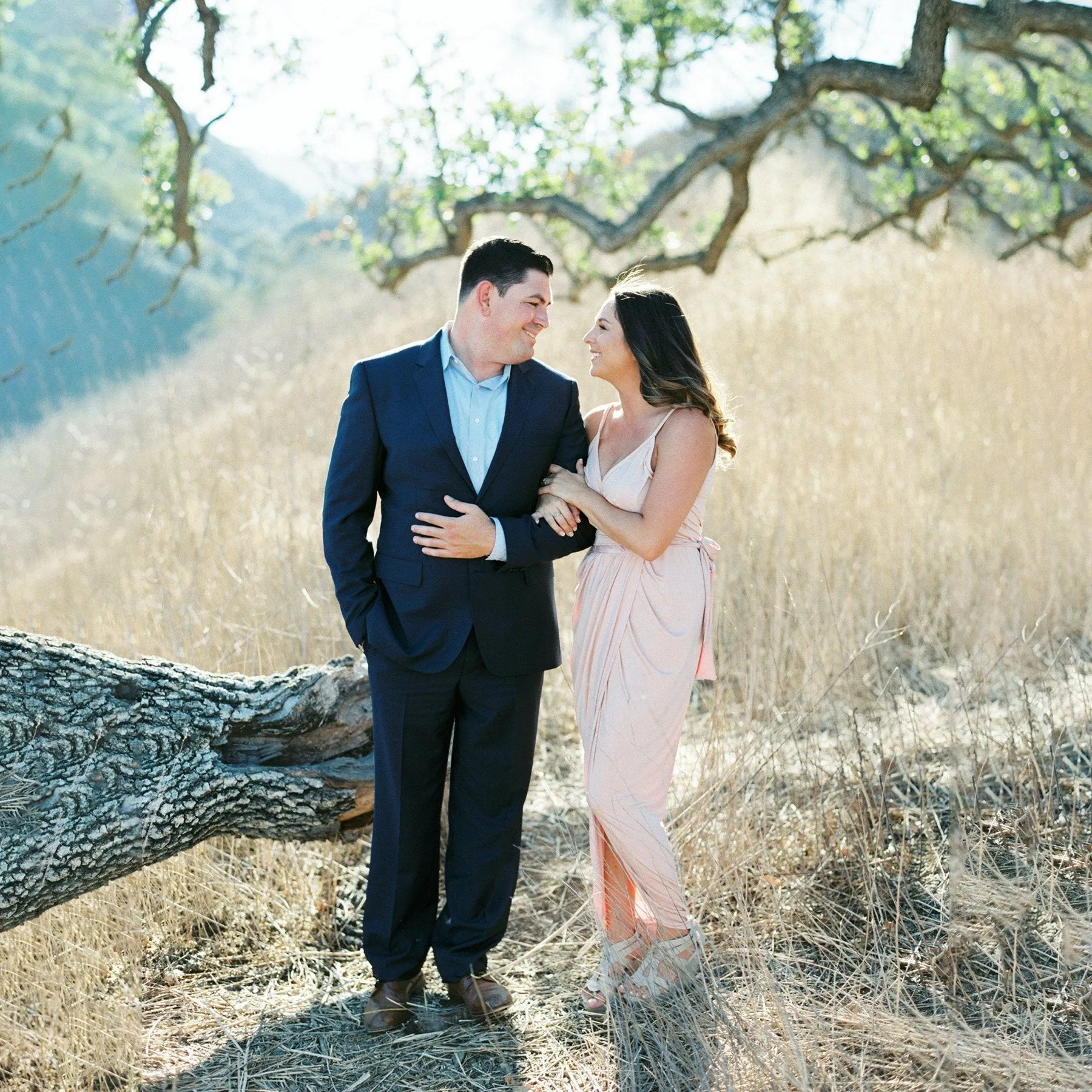 Blush bridesmaids dress #1033