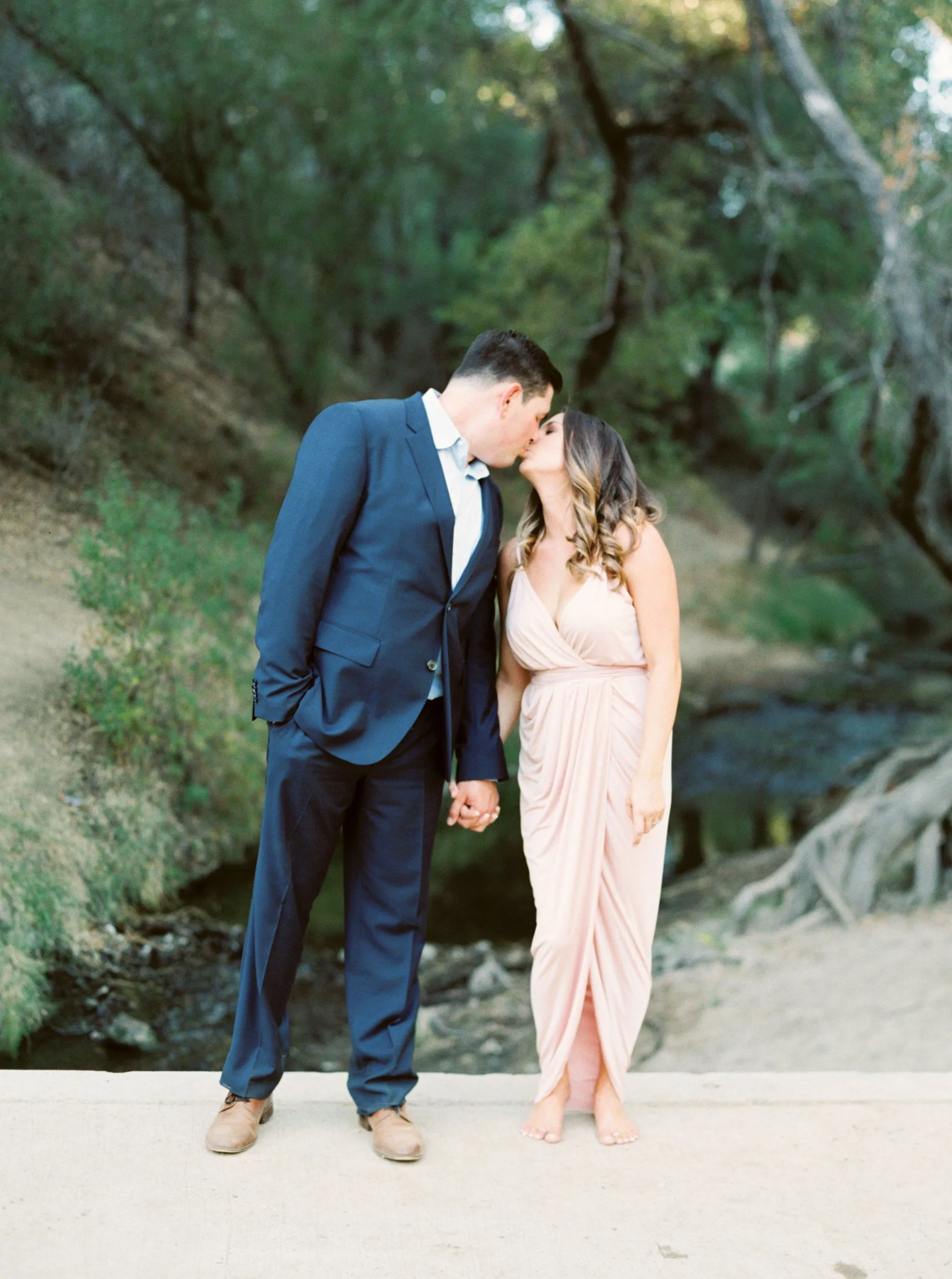 Blush bridesmaids dress #1033