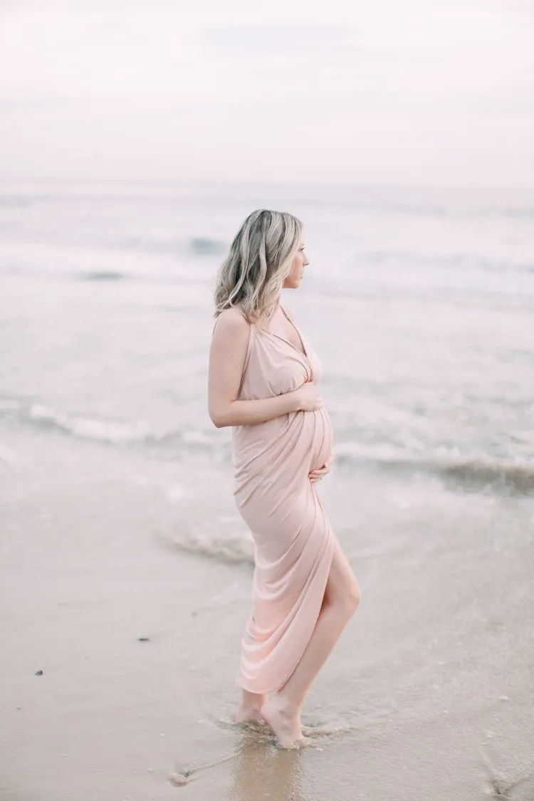 Blush bridesmaids dress #1033