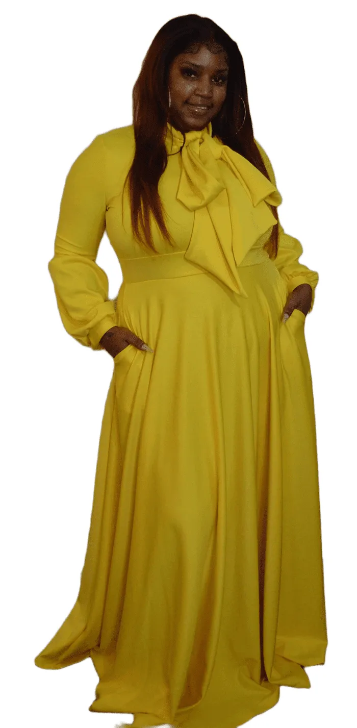 Bow Maxi Dress
