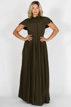 Button Down Maxi Dress