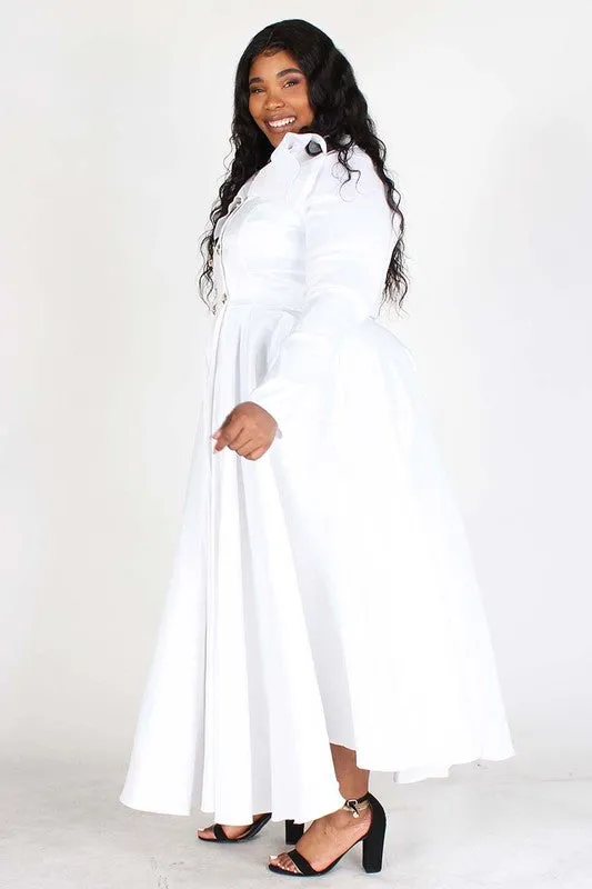 Button Maxi Dress