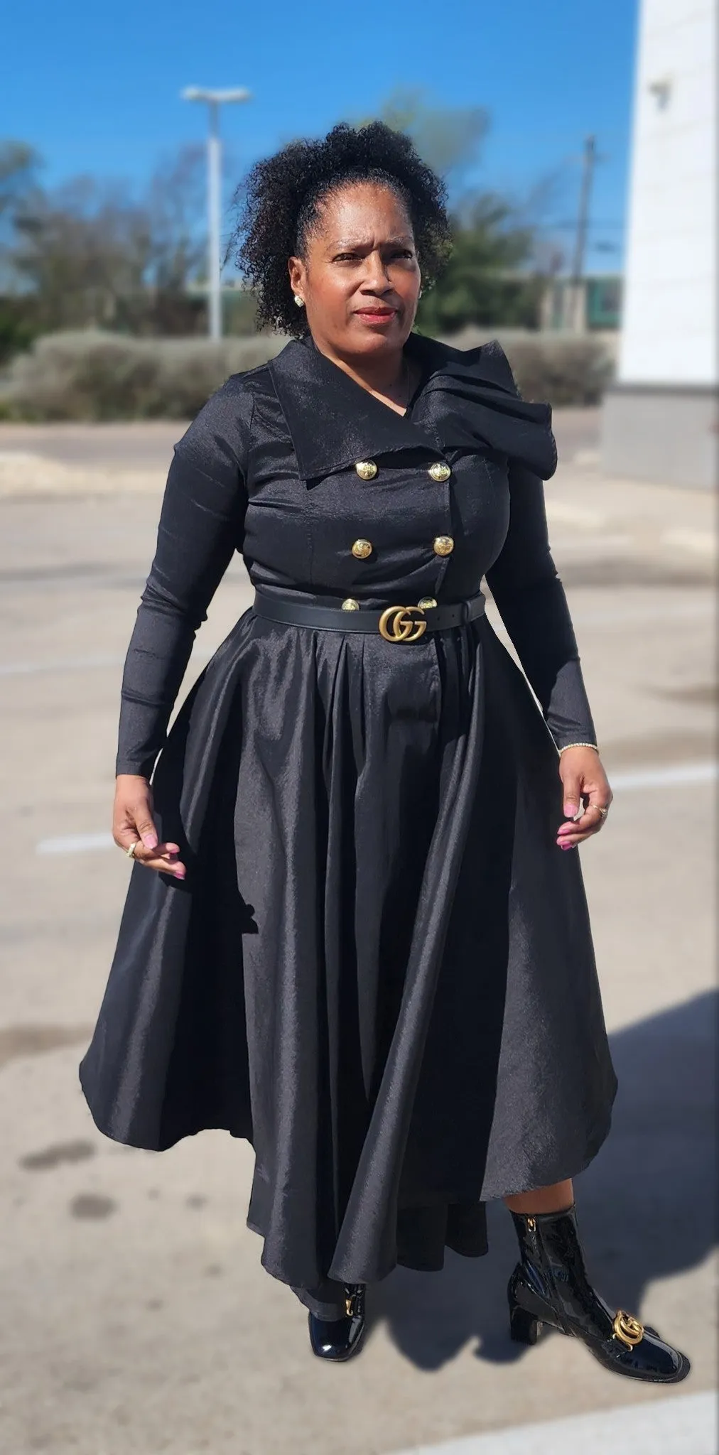 Button Maxi Dress