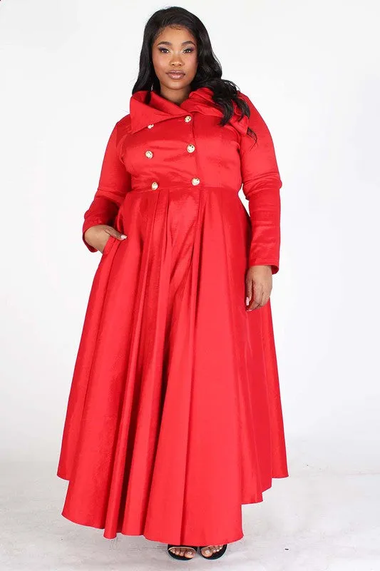 Button Maxi Dress