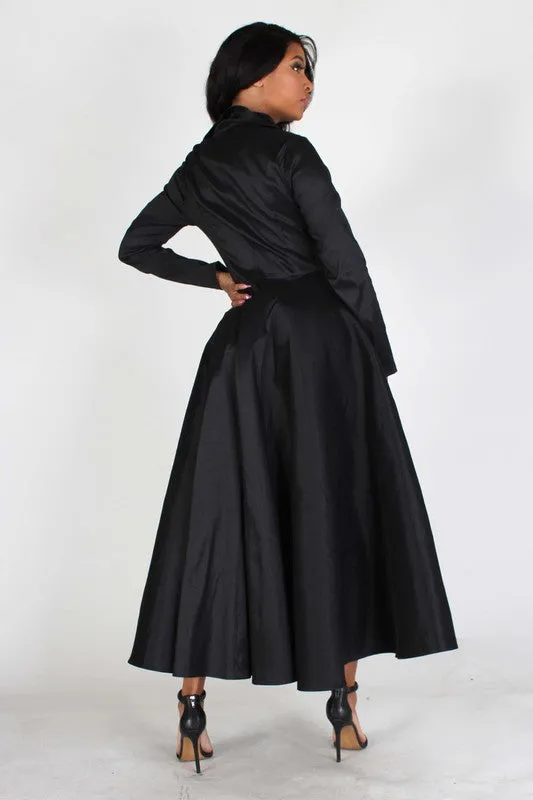Button Maxi Dress
