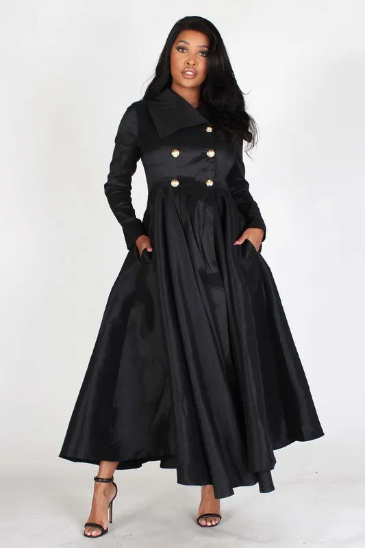 Button Maxi Dress