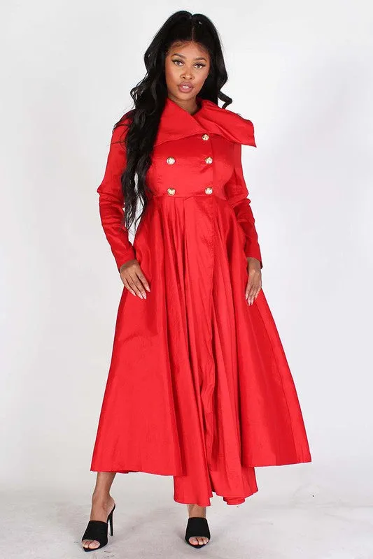 Button Maxi Dress