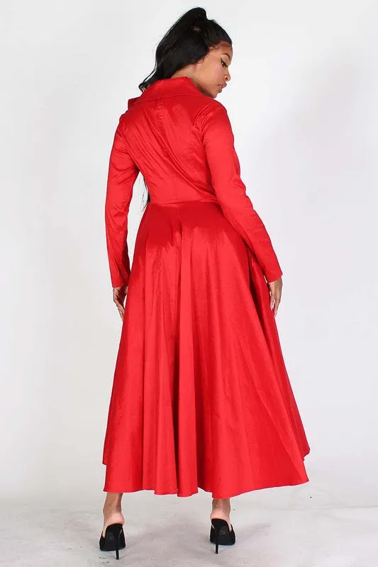 Button Maxi Dress