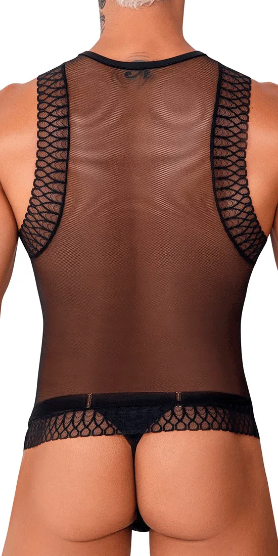 Candyman 99758 Mesh Tank Top Black