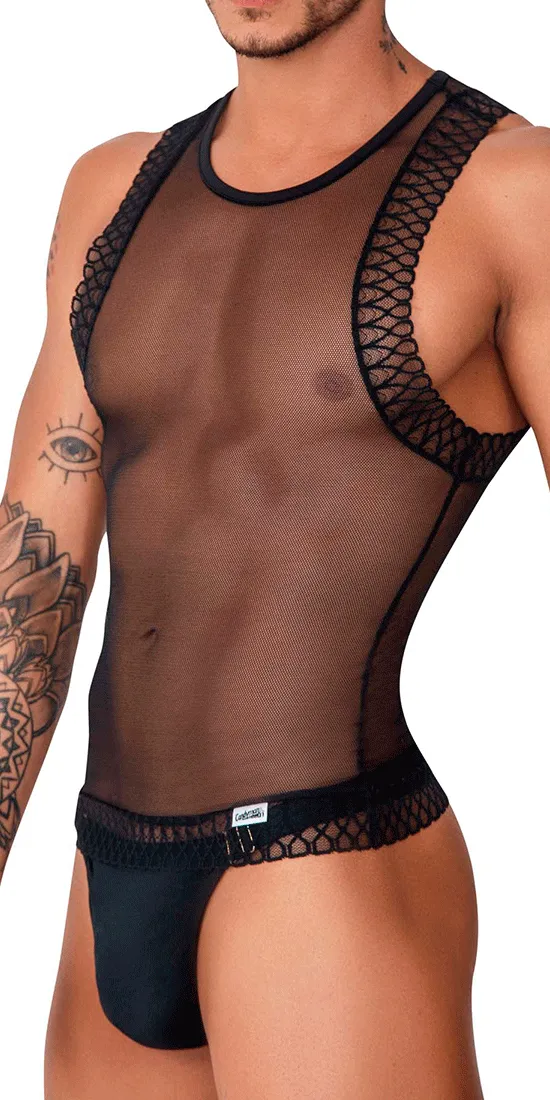 Candyman 99758 Mesh Tank Top Black