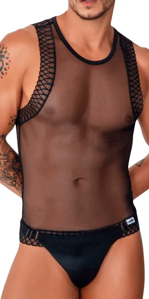 Candyman 99758 Mesh Tank Top Black
