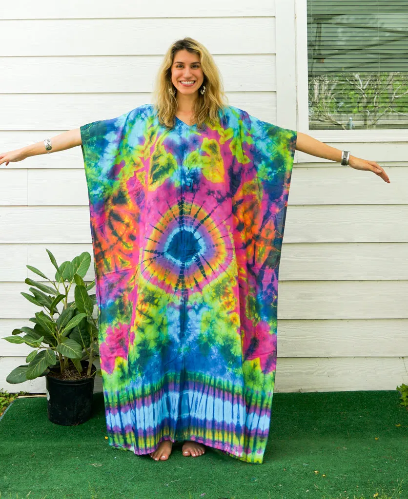Celestial Fusion Tie Dye Kaftan