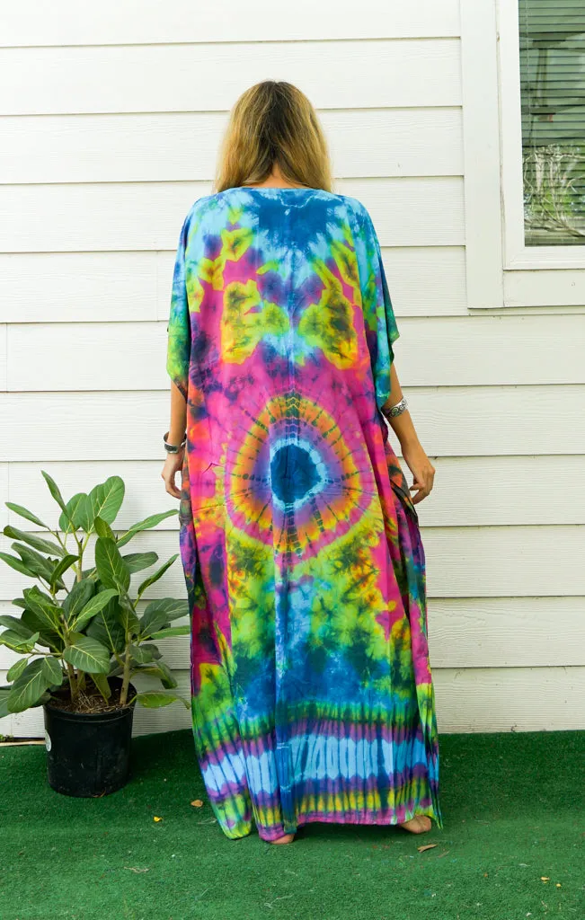 Celestial Fusion Tie Dye Kaftan