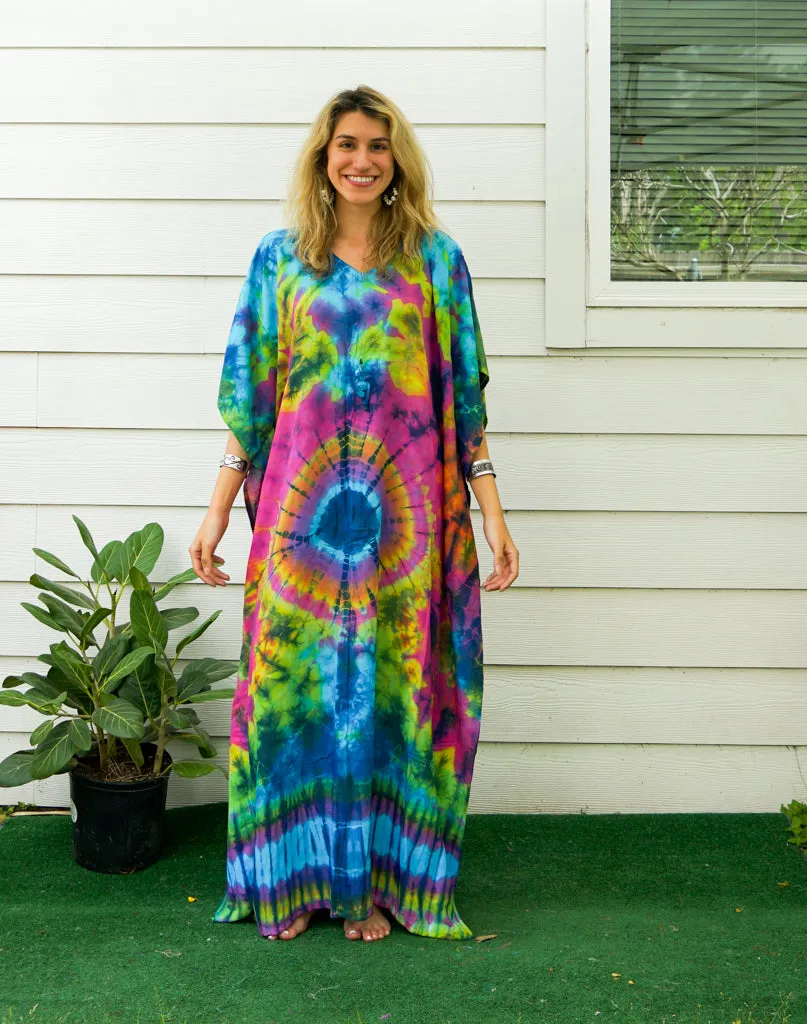 Celestial Fusion Tie Dye Kaftan