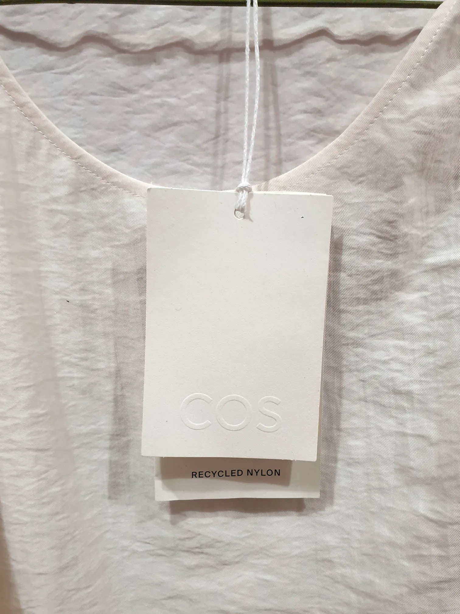 COS cream top size 44, best fits 16-18