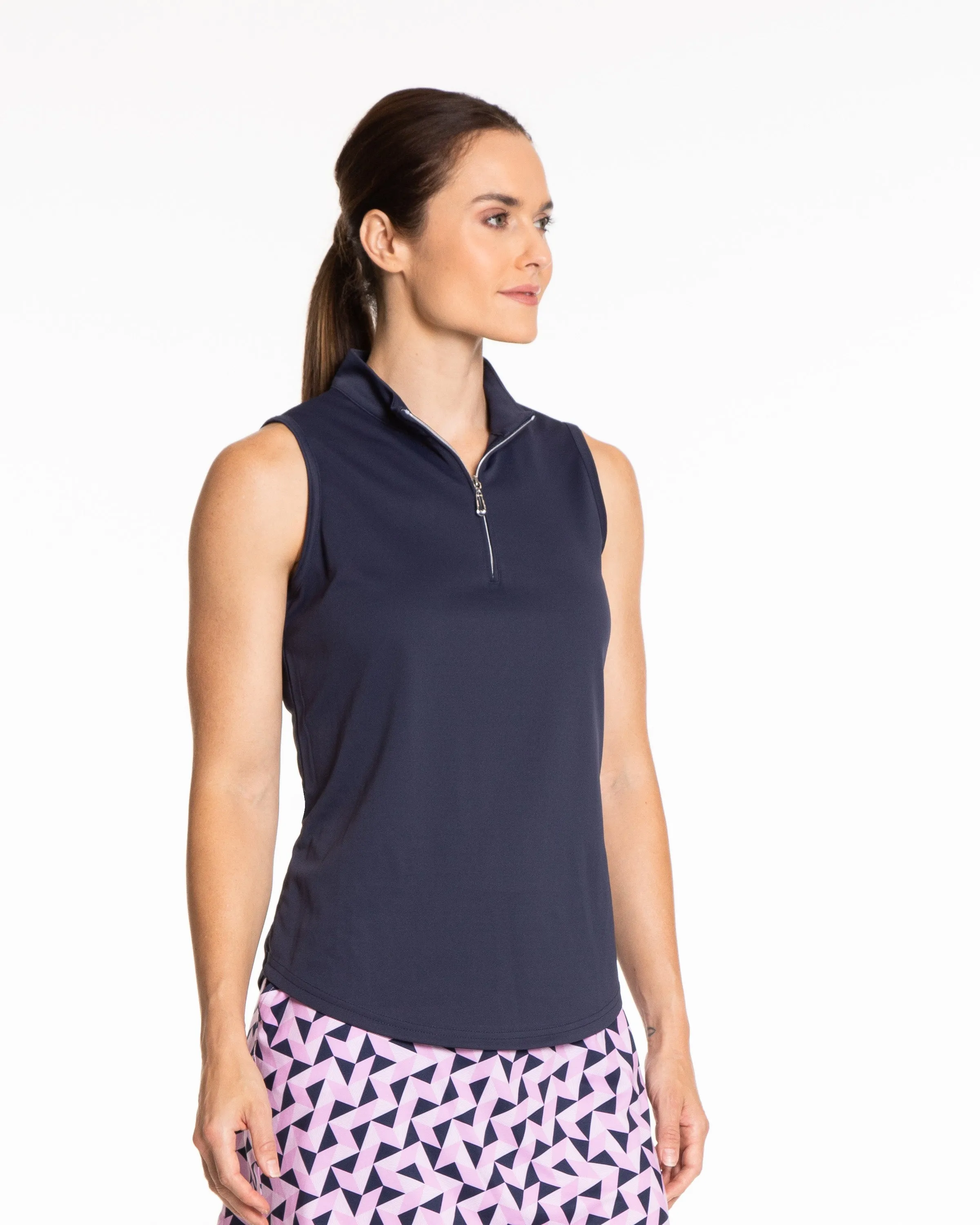 Courte Sleeveless Polo